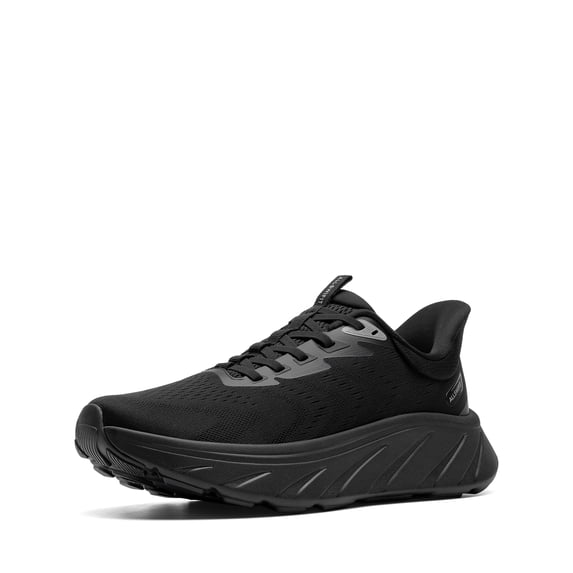 ALLSWIFIT Men's Hands Free Slip On Stability Walking Running Shoes Tennis Non-Slip Comfortable Workout Gym Breathable Lightweight StediBase Fashion Sneakers