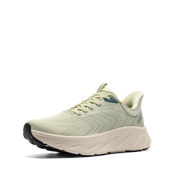 ALLSWIFIT Men's Hands Free Slip On Stability Walking Running Shoes Tennis Non-Slip Comfortable Workout Gym Breathable Lightweight StediBase Fashion Sneakers