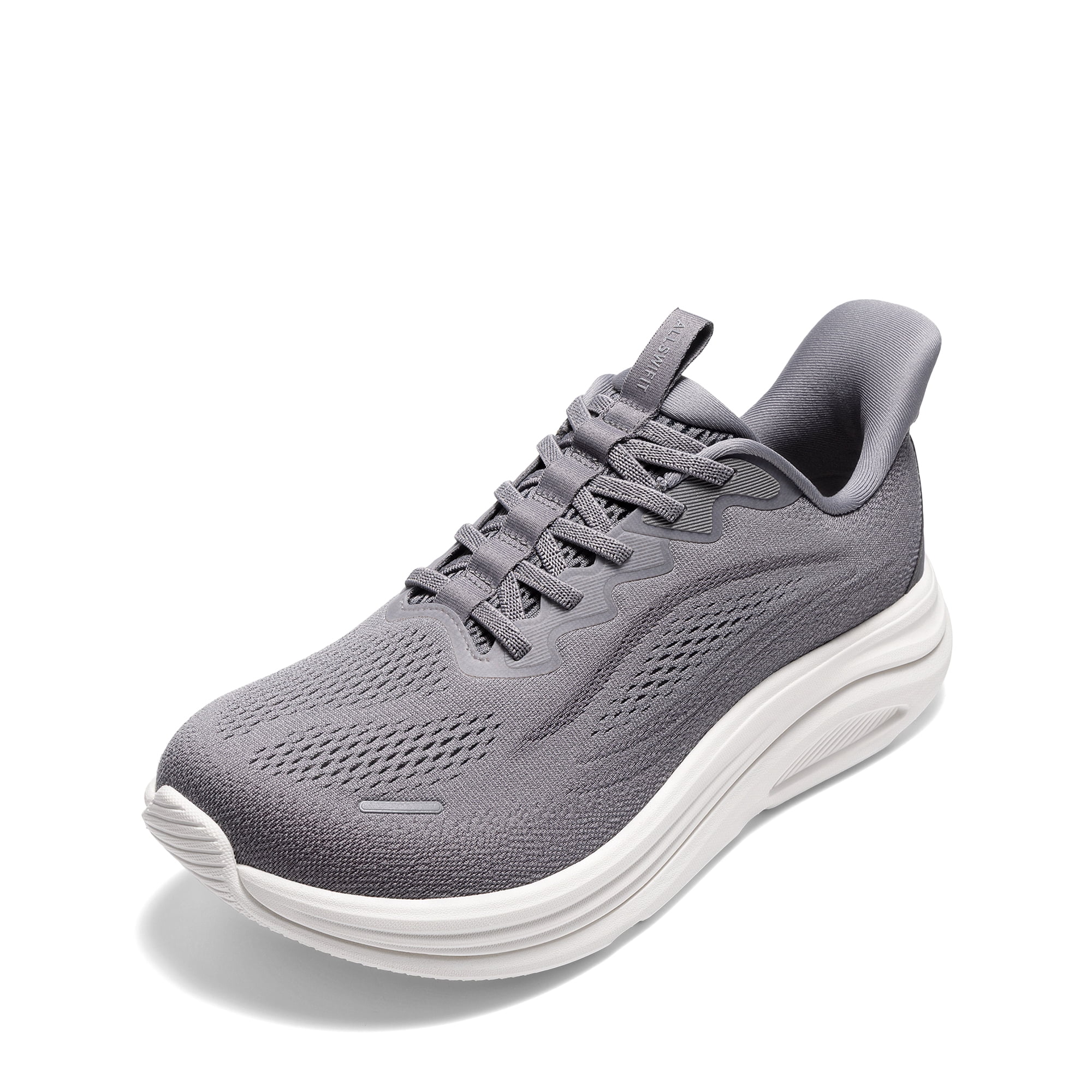 ALLSWIFIT Men's Slip-On Walking Shoes Wide Toe Box | Hands-Free