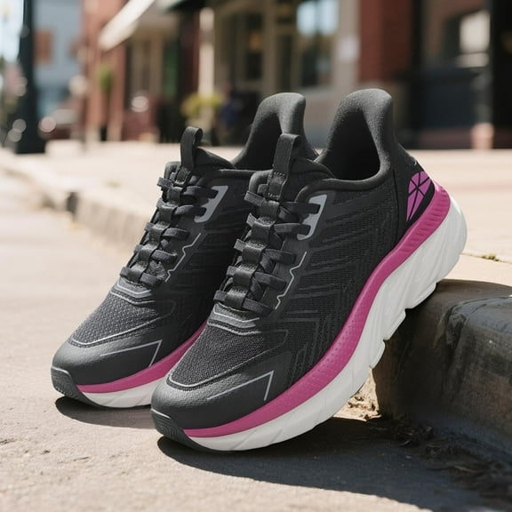 ALLSWIFIT Women’s Slip-On Walking & Running Shoes – Comfortable, Breathable, Non-Slip Tennis Sneakers for Gym, Workout, Cross-Training, and Casual Wear