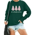 thumbnail image 1 of ALLTB Christmas Vacation Sweatshirt Women Cute Cake Graphic Sweater Shirts Xmas Holiday Pullover Winter Long Sleeve Tops, 1 of 6