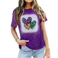 thumbnail image 1 of ALLTB Mardi Gras Tshirt for Women Graphic Crewneck Casual Pullover Tops Fat Tuesday Short Sleeve Tees, 1 of 5