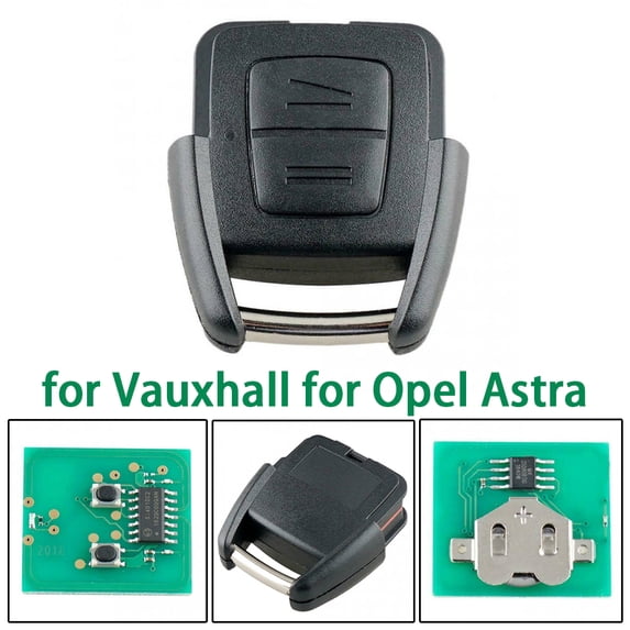 ALLTIMES 2 Buttons 433Mhz Car Remote Key with a Buttom Battery for Opel Vectra Zafira Astra
