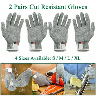 1 Pair of Waterproof Cut Resistant Gloves Safety Garden Wear Resistant  Working Gloves for Cutting Slicing Wood Carving Gardening Supplies (Size M)