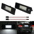 thumbnail image 1 of ALLTIMES 2PCS Car Rear LED License Plate Light for BMW E81 E87 E86 E85 E36 E36N F20 F21, Waterproof 12V 18-SMD No Error, 1 of 10