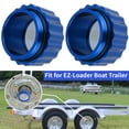 ALLTIMES 2PCS Oil Bath Hub Cap for EZLoader Boat Trailer, CNC Aluminum
