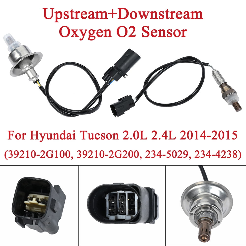 ALLTIMES 2PCS Upstream+Downstream Oxygen O2 Sensor for Hyundai Tucson 2