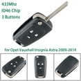 thumbnail image 1 of ALLTIMES 433Mhz Smart Remote Key for Opel Vauxhall Insignia Astra 2009-2014, ID46 Chip 3 Buttons, 1 of 7