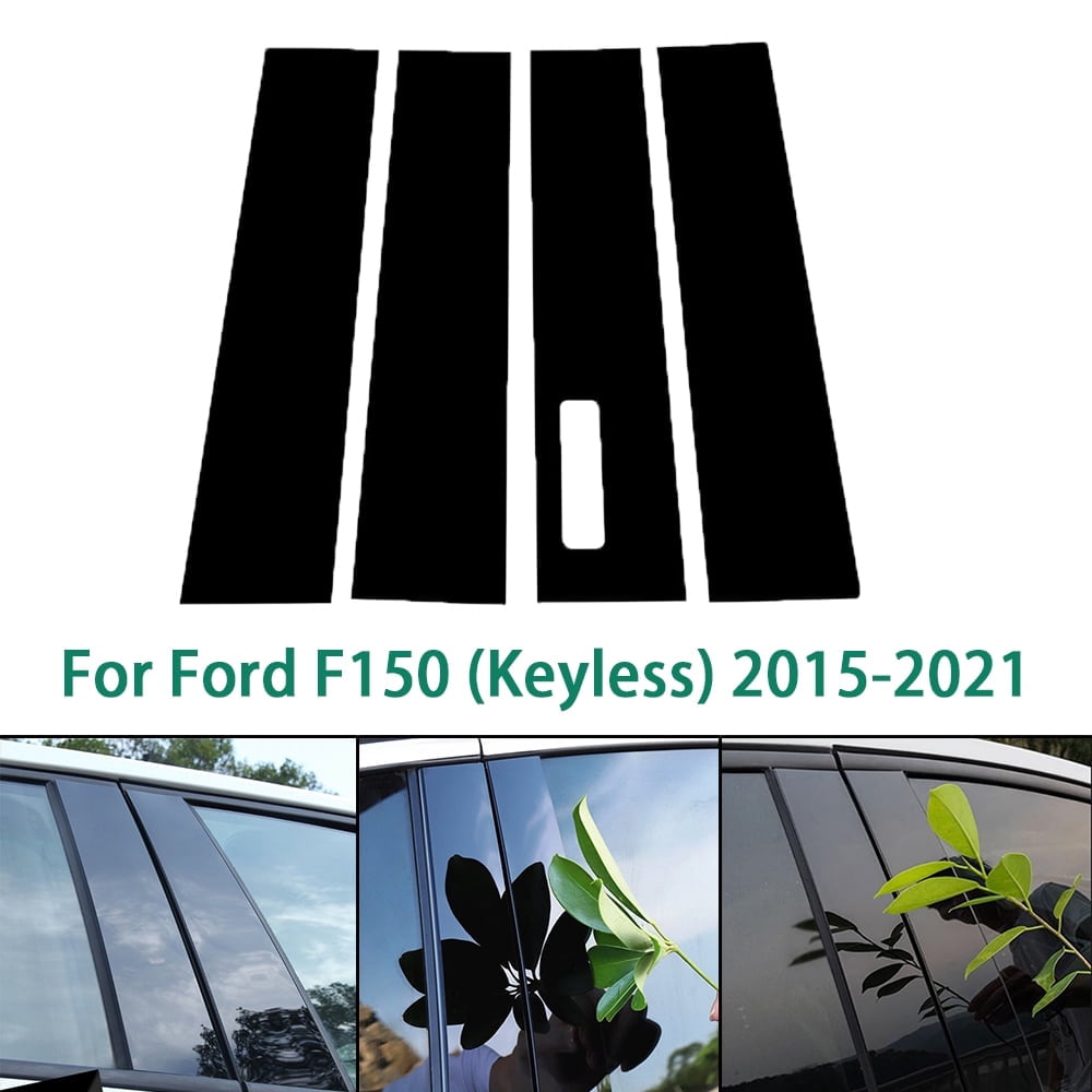 Decal Cover 4PCS Door Trim Pillar Post Fit For FORD F150 EXTENDED