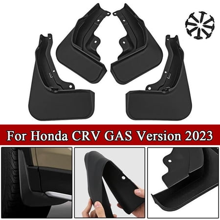ALLTIMES 4PCS Mud Flaps Splash Guards for Honda CRV GAS Version 2023, Black PP Plastic Mudguard