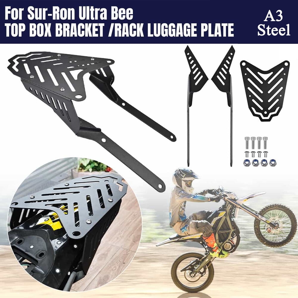 ALLTIMES A3 Steel Top Box Bracket / Rack Luggage Plate for Sur Ron ...