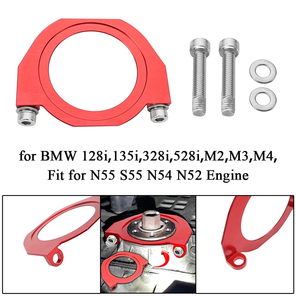 ALLTIMES Aluminum Crank Seal Serpentine Belt Protection Guard for BMW ...