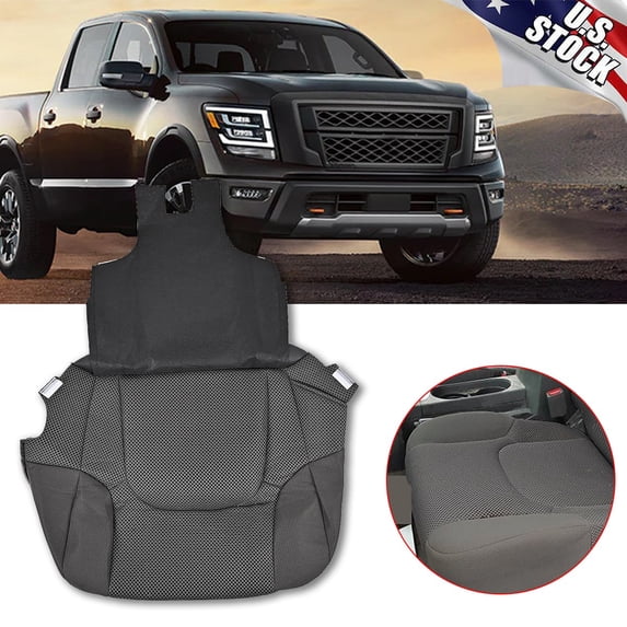 ALLTIMES Car Drivers Seat Bottom Cloth Cover for Nissan Frontier 2005-2019