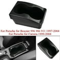 thumbnail image 1 of ALLTIMES Center Console Cup Holder Storage Box for Porsche for Boxster 996 986 911 1997-2004 for Carrera 1999-2004, 1 of 8