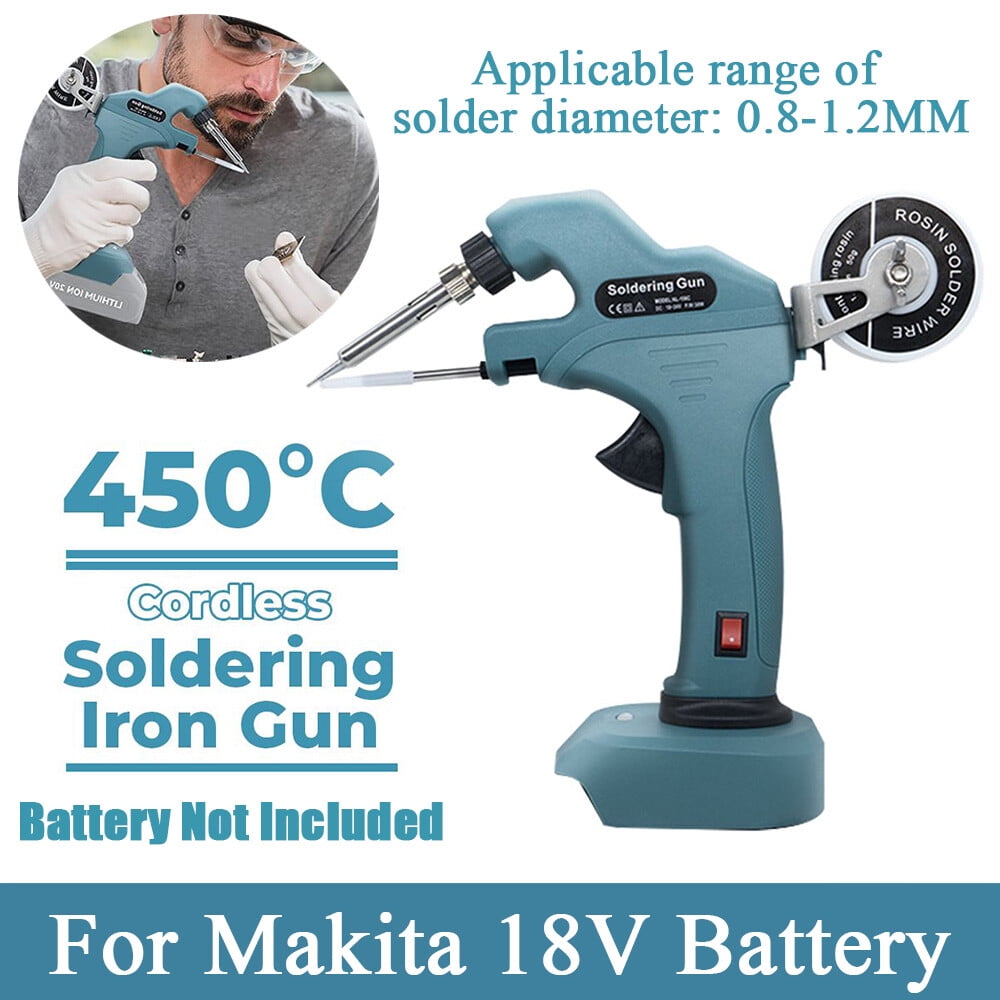 ALLTIMES Cordless Soldering Iron Gun for Makita 18V battery, Electric