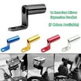 thumbnail image 1 of ALLTIMES Motorcycle Rearview Mirror Expansion Bracket Adapter Holder, Durable CNC Aluminum, 1PC Blue, 1 of 8