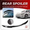 thumbnail image 1 of ALLTIMES Rear Spoiler Tail Wing for Tesla Model 3 2019-2023, Carbon Fiber Look ABS Spoiler Wing Rear Trunk Lip, 1 of 9
