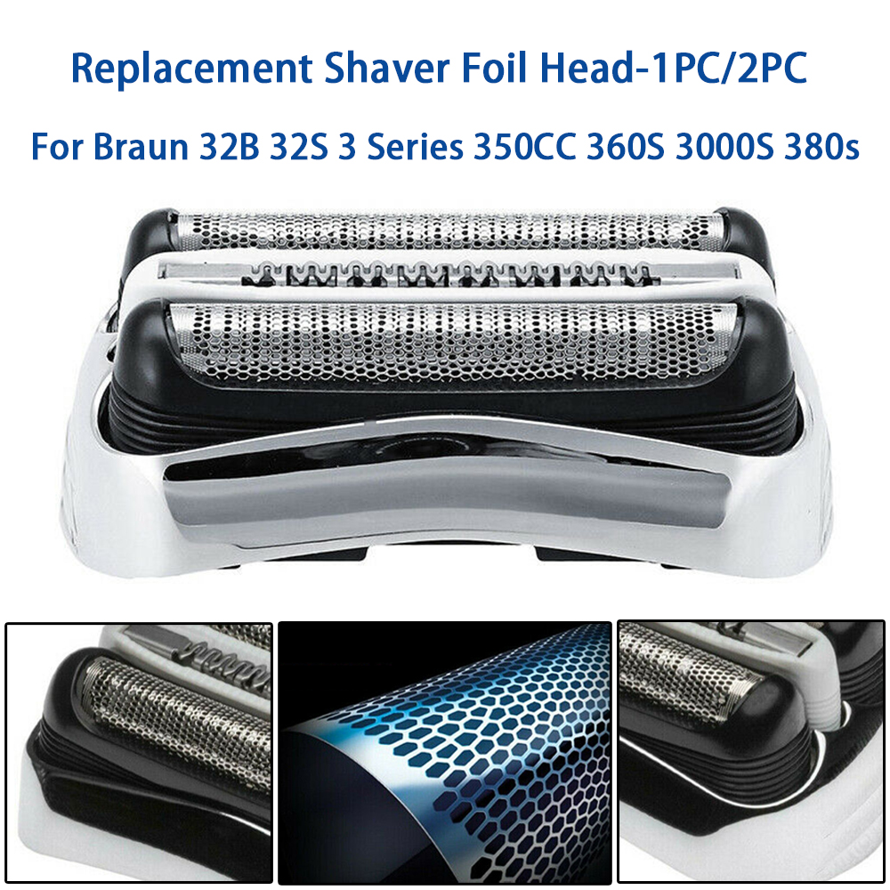 ALLTIMES Replacement Shaver Foil Head Razor Blade Head for Braun 32B
