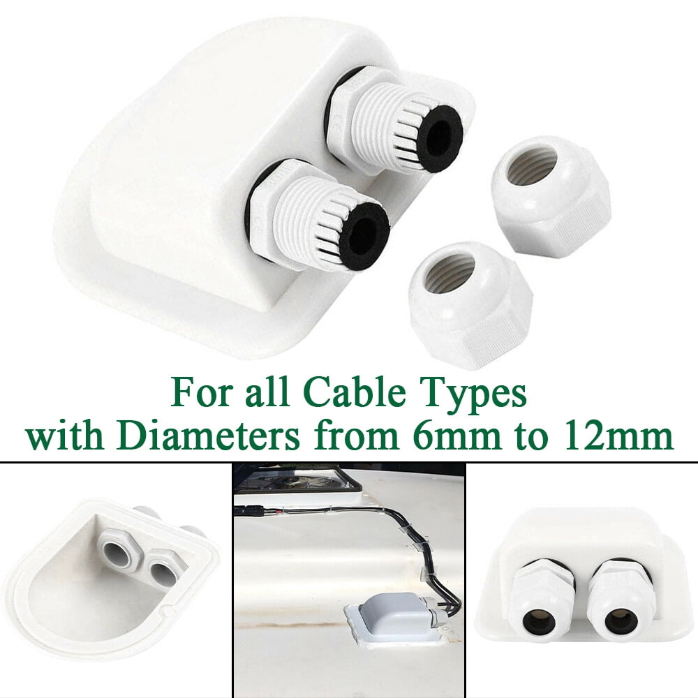 ALLTIMES Roof Cable Entry Gland Solar Panel Double Cable Gland Box for