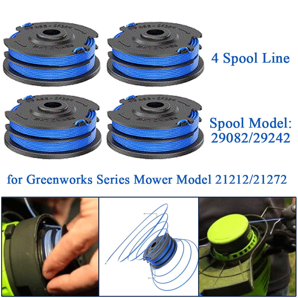 ALLTIMES String Trimmers Replacement Spool Line for Greenworks Series