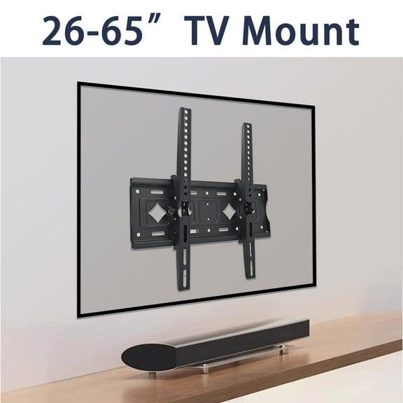 ALLTIMES TV Mounts Universal 15° Tilt Swivel Wall Mount for 26-65 inch TVs, VESA 75x75mm to 400x400mm Hold up to 132 lbs Heavy-duty Steel