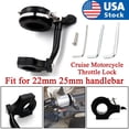 thumbnail image 1 of ALLTIMES Universal Motorcycle Cruise Control Throttle Lock for Honda for Yamaha, for OEM Grips 7/8" and 1" Handlebars, 1 of 10
