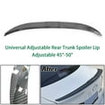 thumbnail image 1 of ALLTIMES Universal Rear Trunk Spoiler Lip Wing, Adjustable 45"-50", Carbon Fiber Look ABS, 1 of 6