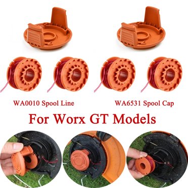 4x Spool Cap Covers For Worx String Trimmers | Replaces WA6531, 50006531