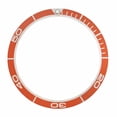 thumbnail image 1 of REPLACEMENT BEZEL INSERT ORANGE W/SILVER NUMBERS 41.30MM X 33MM, 1 of 3