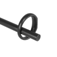 thumbnail image 1 of Umbra 1" Allura Curtain Rod, 44-120", Black, 1 of 5