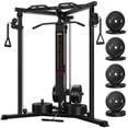thumbnail image 1 of ALLVIATE Cable Crossover Machine with High and Low Pulley System, Functional Trainer with Pull Up Bars, Cable Machine for Home Gym Power Workout,Black,Equipped with 190LB Weights Package, 1 of 11
