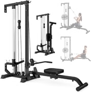 ALLVIATE Cable Crossover Machine,Lat Pull Down Machine Training for Home Gym Fitness,Wall Mounted Pulley Tower functional trainer with Adjustable 16 Positions Dual Pulley System