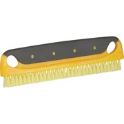 ALLWAY Vinyl Smoother with Soft Grip Handles - Utility Brush, Soft Polypropylene Bristles
