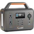 ALLWEI 500W Solar Generator with 100W Solar Panel, 512Wh LiFePO4