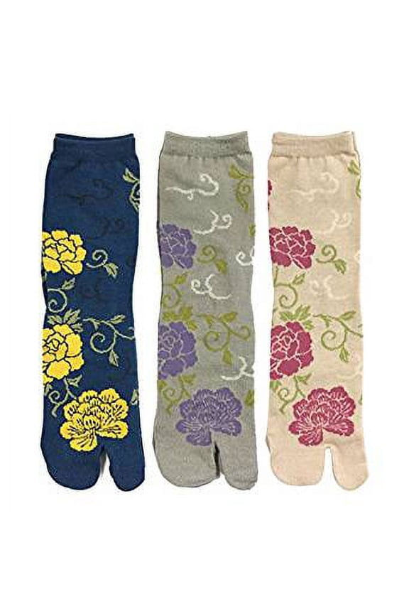 Flip Flop Socks Sandal Socks Cotton Ankle Socks (set of 3)
