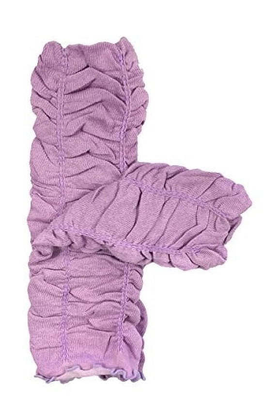 Ruffle Leg Warmers for Toddler, Lavender