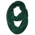 thumbnail image 1 of ALLYDREW Soft Lightweight Jersey Knit Infinity Scarf, Dark Green, 1 of 5