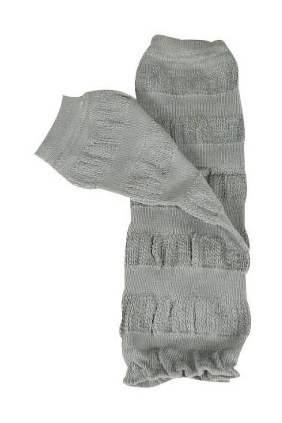 Solid Baby Leg Warmer & Solid Toddler Leg Warmer for Boys & Girls (Ruffle Gray)