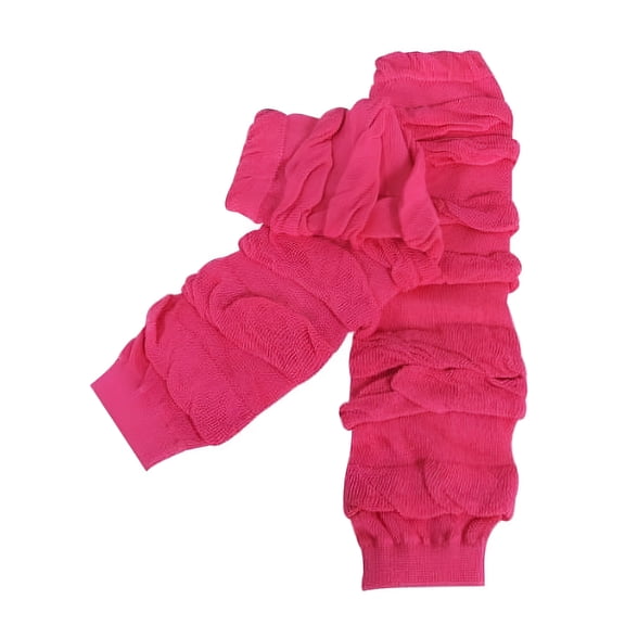 ALLYDREW Solid Baby Leg Warmer & Solid Toddler Leg Warmer for Boys & Girls (Ruffle Hot Pink)