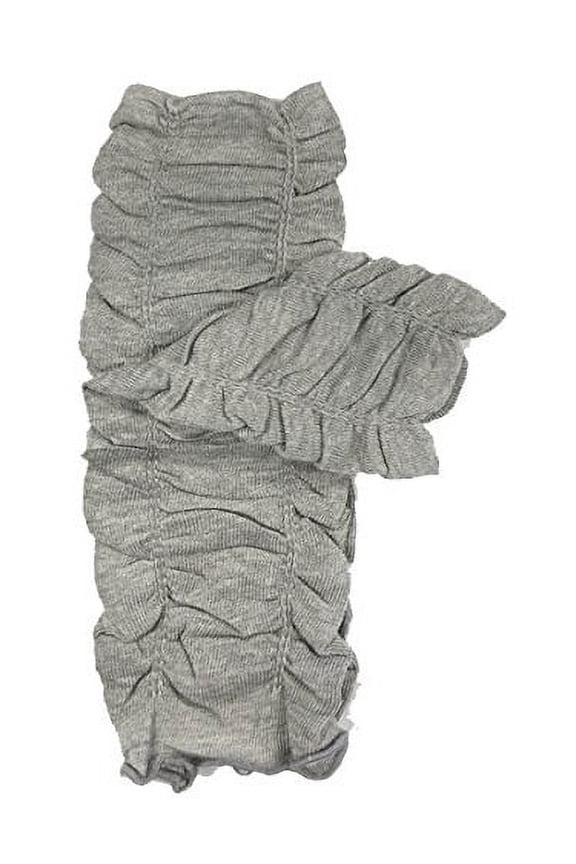 Solid Baby Leg Warmer & Solid Toddler Leg Warmer for Boys & Girls, Scrunch Gray