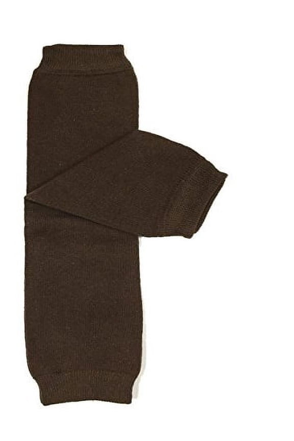 Solid Baby Leg Warmer & Solid Toddler Leg Warmer for Boys & Girls (Solid Brown)