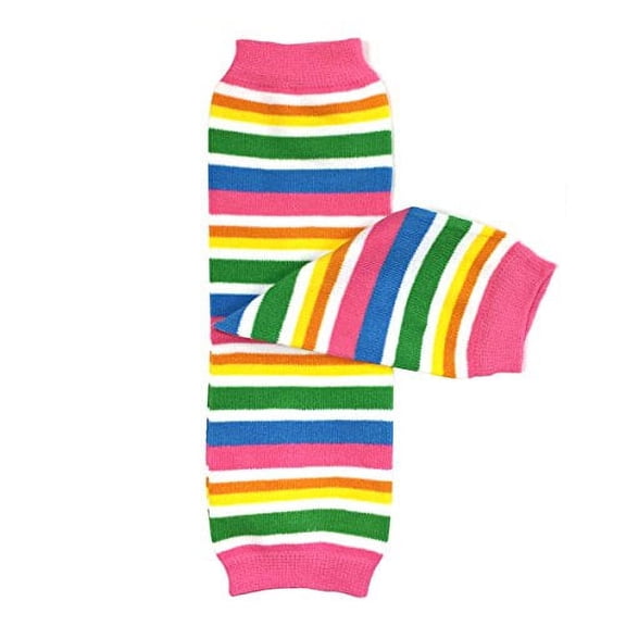 ALLYDREW Stripes, Polka Dots & Chevron Baby Leg Warmer & Toddler Leg Warmer for Boys & Girls, Confetti Stripes
