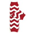 thumbnail image 1 of ALLYDREW Stripes, Polka Dots & Chevron Baby Leg Warmer & Toddler Leg Warmer for Boys & Girls, Red & White Chevron, 1 of 2