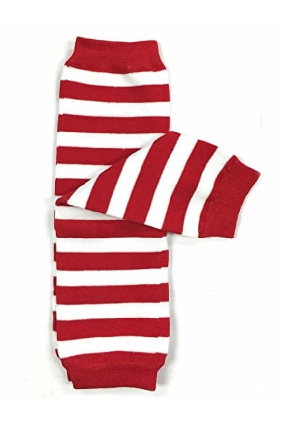 Stripes, Polka Dots & Chevron Baby Leg Warmer & Toddler Leg Warmer for Boys & Girls, Red & White Stripes