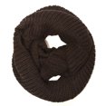 thumbnail image 1 of ALLYDREW Unisex Soft Thick Knitted Winter Warm Infinity Scarf Ribbed Knit Infinity Loop Scarf - Coffee Thick Infinity Scarf, 1 of 4