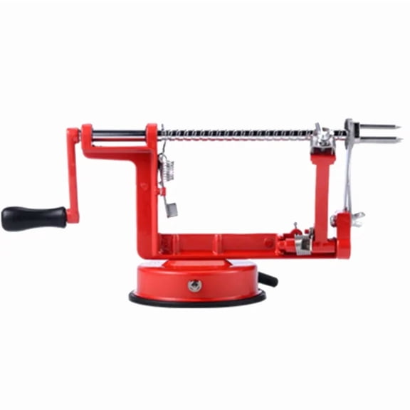 ALLYOUGER Manual Apple Peeler Corer Slicer, Heavy Duty Suction Base Fruit Peeling Machine for Kitchen Fruit Prep
