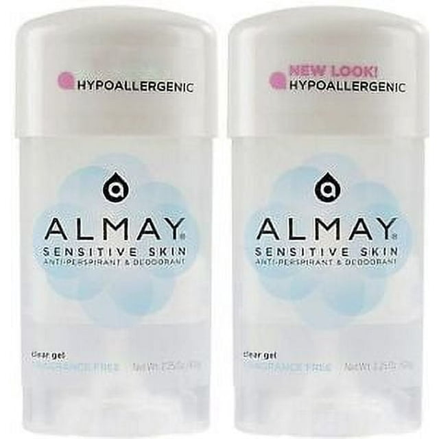 Almay Hypoallergenic Clear Gel Deodorant, Antiperspirant for Sensitive
