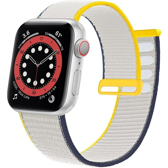 ALMNVO 1-2-3Pack Adjustable Nylon Sport Loop for Apple Watch Bands 49mm 45mm 44mm 40mm 41mm 38mm 42mm for Women Men, Braided Velcro Bands Wristbands for iWatch Series Ultra 8 7 SE 6 5 4 3 2 1