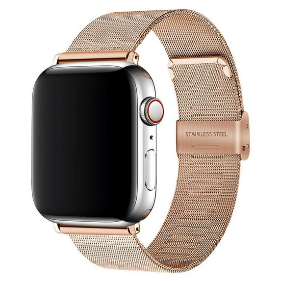 ALMNVO (1/2Pack) Milanese Loop Bands Apple Watch Bands 49mm 45mm 44mm 38mm 40mm 41mm 42mm Women Men, Stainless Steel Metal Mesh Bands Strap Accessories for iWatch Series Ultra 8 7 SE 6 5 4 3 2 1 Nike