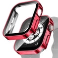 thumbnail image 1 of ALMNVO 2/4Pack Hard Waterproof Cover Compatible with Apple Watch Case 45mm 44mm 41mm 40mm Accessories Tempered Glass Shell Protector Bumper Shockproof Case for iWatch Series 9 8 7 SE 6 5 4, 1 of 10